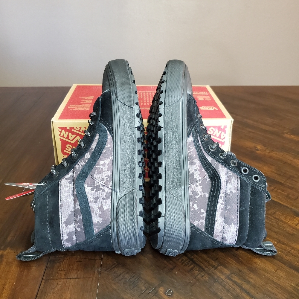 Vans Sk8-Hi Mte-2 Black Camo Men Size 8, Women Size 9.5 - Picture 4 of 14